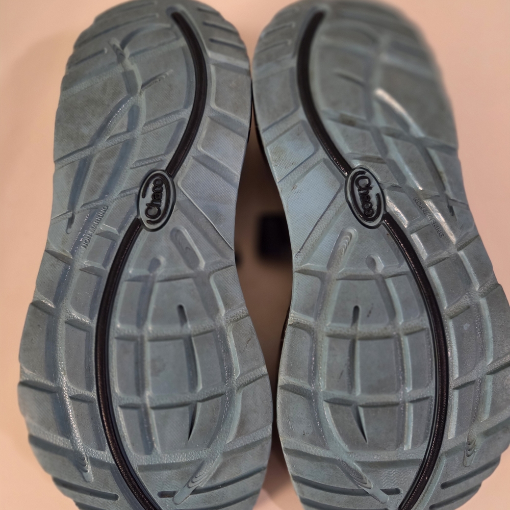 Womens Blue and Green Chaco Sandals - Picture 6 of 6